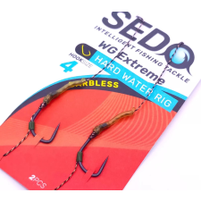  SEDO WG Extreme Barbless Hard Water Előkötött Bojlis Előke 4 horog