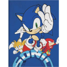 Sega Sonic a sündisznó polár takaró, pléd 100x140 cm Nr3 lakástextília
