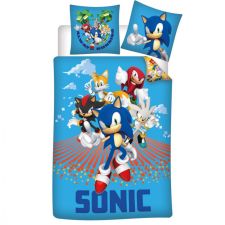 Sega Sonic a sündisznó Race ágyneműhuzat 140×200 cm, 63×63 cm microfibre babaágynemű, babapléd