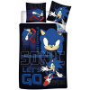 Sega Sonic a sündisznó Unstoppable gyerek, ovis ágyneműhuzat 100×135cm, 40×60 cm Nr4