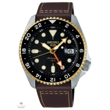 Seiko 5 Sports SKX GMT Mocha Automatic férfi óra - SSK036K1 karóra