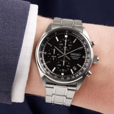 Seiko Kronográf Óra SSB379P1 férfi óra karóra karóra