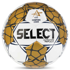Select EHF Bajnokok Ligája V24 Replica Kézilabda fehér/arany 3-as méret kézilabda
