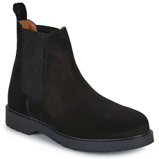 Selected Csizmák SLHTIM SUEDE CHELSEA Fekete 45