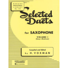 SELECTED DUETS SAXOPHONE 1 – H. Voxman idegen nyelvű könyv