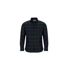 Selected Hosszú ujjú ingek SLHSLIMOWEN-FLANNEL SHIRT LS NOOS Tengerész EU S