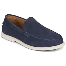 Selected Mokkaszínek SLHOWEN SUEDE CLEAN LOAFER Tengerész 45 férfi cipő