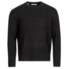 Selected Pulóverek SLHTELLER FN RELAXED CREW NECK Fekete EU L