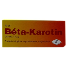 Selenium Pharma Bt. Béta-Karotin tabletta 10 mg, 40 db gyógyhatású készítmény