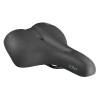 Selle Royal Float Loisir nyereg - Ergo lyukkal, memóriahabos, Relaxed, fekete, 251x228 mm, 628 g SELLE ROYAL Bicikli alkatrészek Kerékpár alkatrészek Kerékpár nyergek