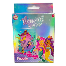 Sellő Shell hologrammos mini puzzle 35 db-os puzzle, kirakós