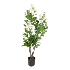  Selyemvirág Rózsabokor cserepes 95 cm dekorációs kellék