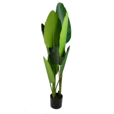  Selyemvirág Strelitzia cserepes 120 cm dekorációs kellék