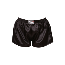  Selymes fekete női boxeralsó Styx klasszikus gumi (L960) L női alsó