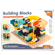 SEMBO Műanyag autós parkolóház építőelemek 65 db barkácsolás, építés