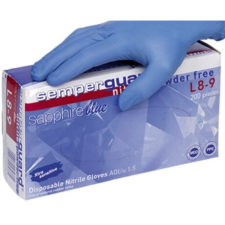  Semperguard Sapphire kék nitril kesztyű, 200 db/doboz védőkesztyű