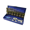 Senator Menetfúró és menetmetsző készlet metrikus M3-M12 - 32 db-os (SEN-086-3990K)
