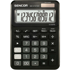 Sencor SEC 372T/BK számológép asztali 12 számjegy fekete számológép