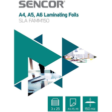 Sencor SLA FAMM150 A4 150mic - 3x 25 db lamináló fólia
