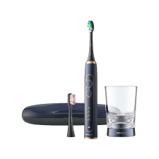 Sencor SOC 4210BL Elektromos Szónikus fogkefe, kék, 2 db fogkefe fej elektromos fogkefe