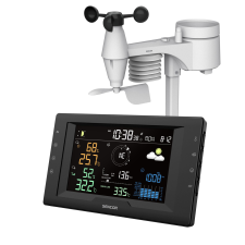 Sencor SWS 9400 Meteorológiai állomás - Fekete/Fehér (SWS 9400) időjárásjelző