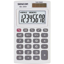Sencor Zsebszámológép, 8 számjegy, dual üzemmód, SEC 255/8 DUAL számológép