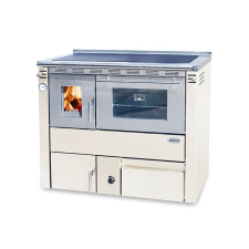 Senko C-35 (35 kW) tűzhely központi fűtéshez sütővel, krém (Sparhelt) tűzhely