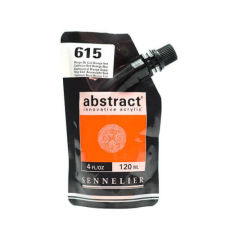 Sennelier Abstract akrilfesték, 120 ml - 615, cadmium red orange hue akrilfesték