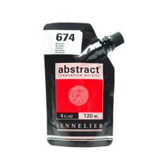 Sennelier Abstract akrilfesték, 120 ml - 674, vermilion akrilfesték