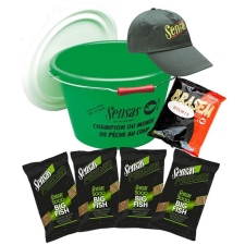 Sensas Feeder Set - 15L Bucket + Feeder Groundbait + Aroma + Cap szett (61717) horgászkiegészítő