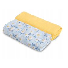 Sensillo Muszlin pelenkák 120x120 2db Sensillo Szín: sárga mosható pelenka