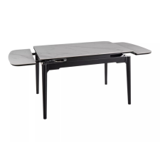  Sento Kihúzható Kerámia Étkezőasztal Fényes Fehér/Matt Fekete bútor