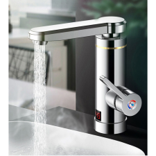 SEO-2273 Inox átfolyós vízmelegítő csaptelep kijelzővel csaptelep