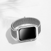 SEO-5353 USAMS Apple Watch szíj és tok (Ezüst)