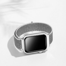 SEO-5353 USAMS Apple Watch szíj és tok (Ezüst) okosóra kellék