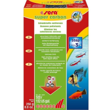Sera 103451 Akvárium Super Carbon aktív szén víztisztító 250g (103451) akvárium vízszűrő