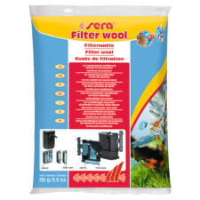 Sera Filtervatta | Akváriumi szűrőanyag - 100 g akvárium vízszűrő