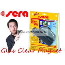  Sera Glass Clear Algamágnes Beépített Digitális Hőmérővel - Mágneses Algakaparó (008856) halfelszerelések