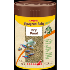 Sera Nature Vipagran Baby (granulátum) - Ivadék táplálék díszhalak számára (100ml/48g) haleledel