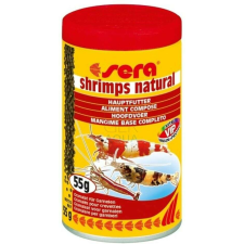 Sera Shrimps Natural – Granulátumos eleség garnéláknak 100ml haleledel