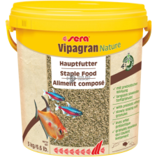Sera Vipagran Nature 10liter 3kg granulált díszhaltáp (000204) haleledel