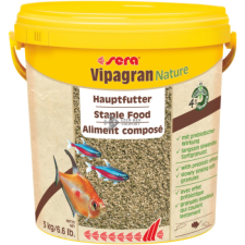  Sera Vipagran Nature 10liter 3kg granulált díszhaltáp (000204) haleledel