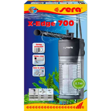 Sera X-Edge 700 energiatakarékos sarokszűrő 100-300 l akváriumba 32657 akvárium vízszűrő