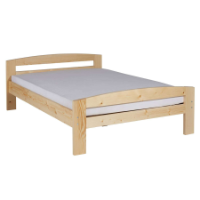  Serena 2 személyes fenyő ágy, matraccal, 140x200 cm - Natúr lakk ágy és ágykellék