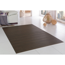 Serena Bambusz szőnyeg 170x240 cm sötétre hőkezelt, keményített, természetes barna felület lakástextília