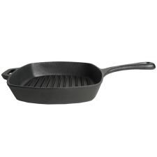  Serepenyő szögl. 26x26x5cm öntöttvas konyhai eszköz