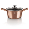  Serpenyő márvány bevonattal és fedővel 24cm METALLIC LINE ROSE GOLD EDITION 19444