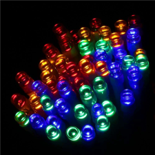 Sersimo Springos elemmel működő led fények 100 leds karácsonyfa izzósor