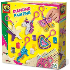 SES Creative Diamond painting - Wooden keychains (8710341147020) kreatív és készségfejlesztő