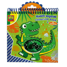 SES Creative flitteres színező füzet matricákkal – 19x20 cm gyermek- és ifjúsági könyv